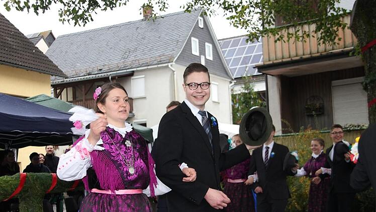 Die Trachtenkirchweih wird auch in Windheim von den jungen Leuten noch gefeiert. Veronika Schadeck