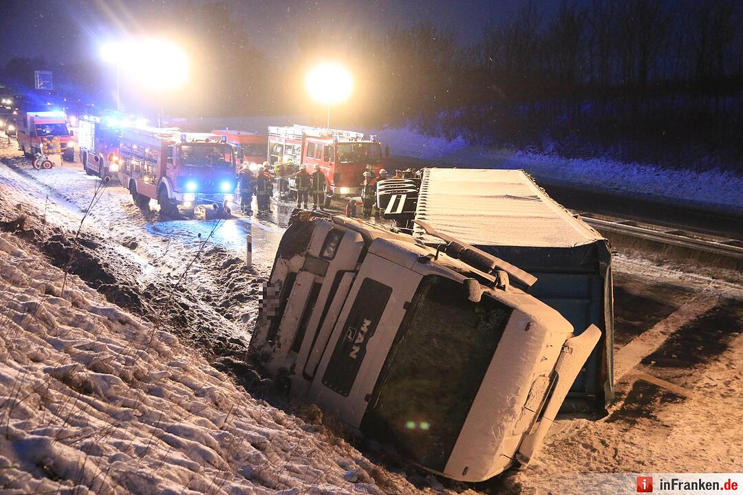 Unfall auf der A73 bei Hirschaid