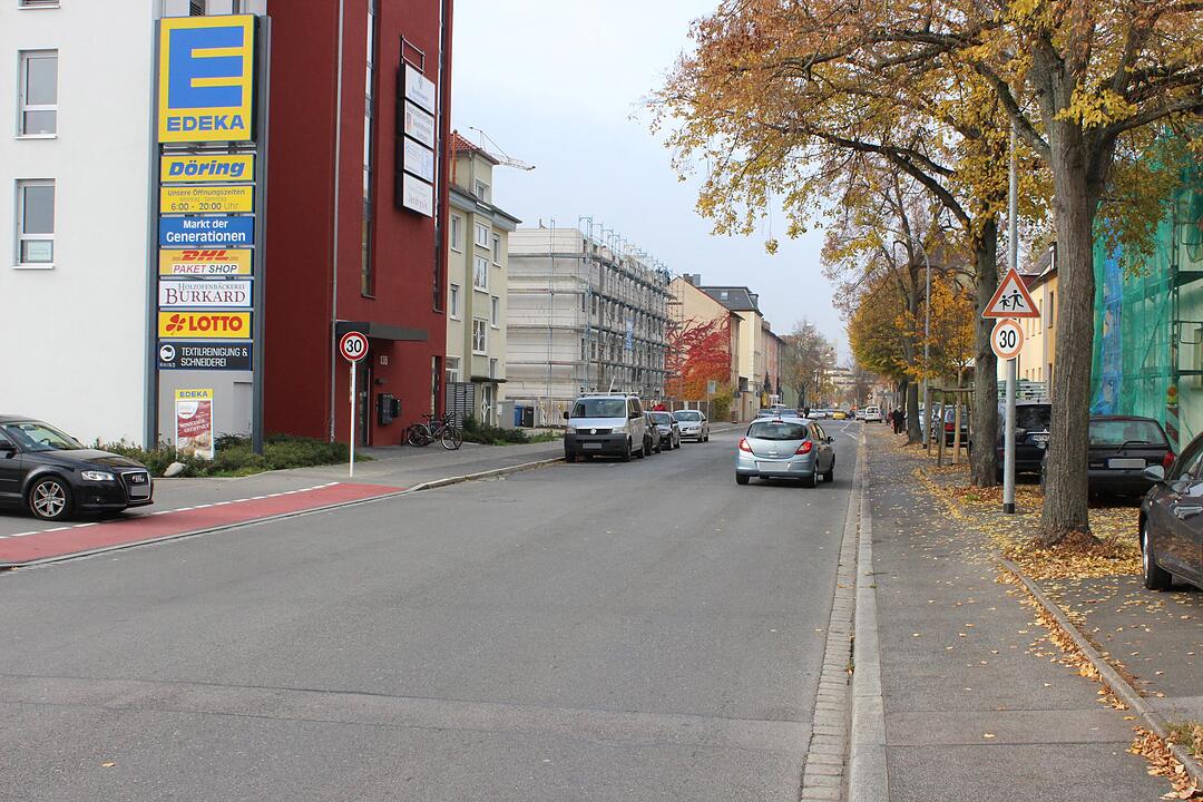 30.10.2015 Bamberg - Pödeldorfer Straße stadteinwärts
