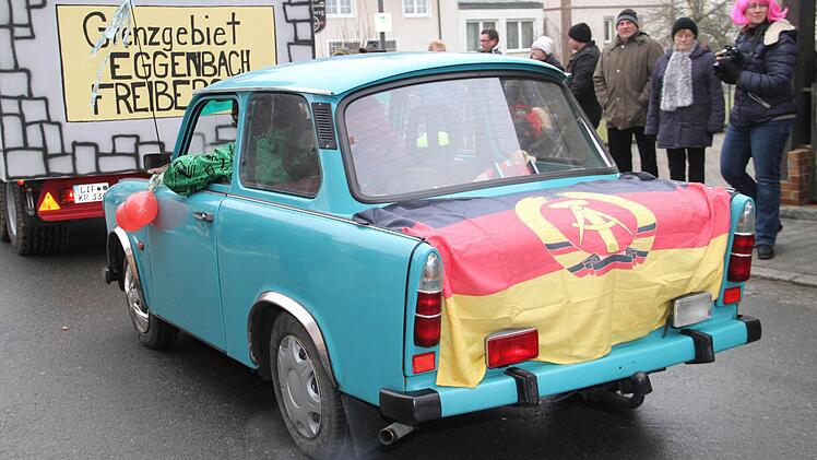 Auch ein Trabi wurde gesichtet.