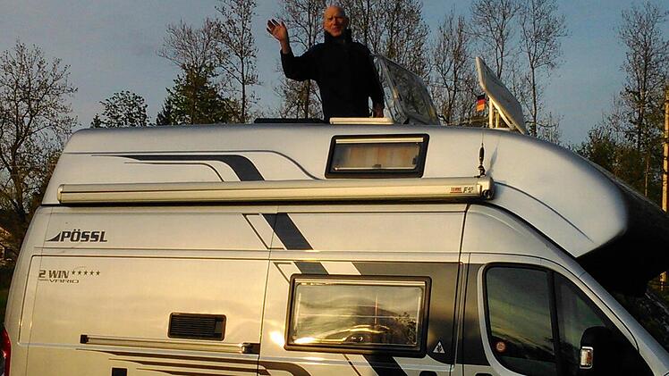 Mit dem Wohnmobil unterwegs  Foto: Deppisch