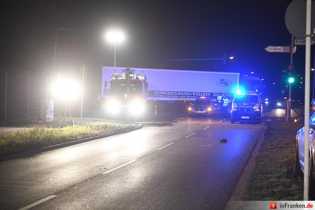 Fußgänger in Bamberg von Auto erfasst