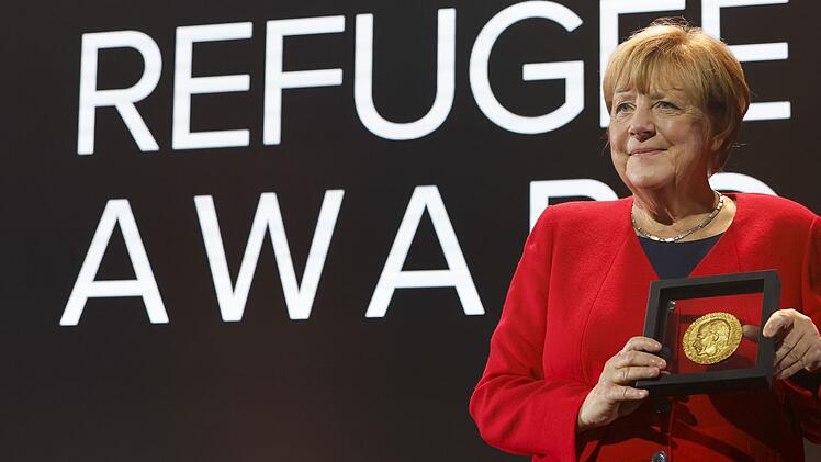 Ex-Kanzlerin Merkel bei einer Preisverleihung