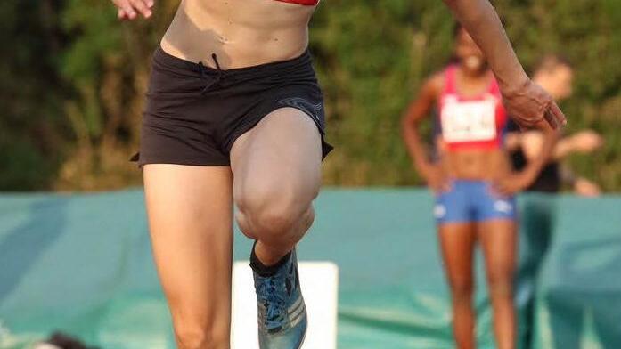 Katharina Struß bleibt in der bayerischen Dreisprung-Szene das Maß der Dinge. Foto: Theo Kiefner