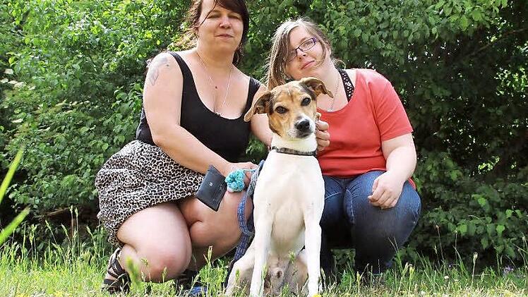 Katja Schölzke und Tochter Jana sammeln Sach- und Futterspenden für den österreichischen Tierschutzverein Streunerparadies.  Foto: Benedikt Borst