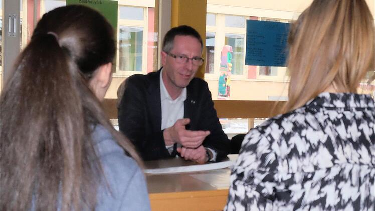 Eindrücke vom Berufe-Café. Foto: Gerd Schaar