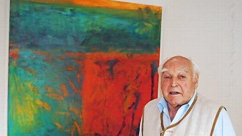 Otto Waldrich liebte, sammelte und förderte Kunst. Das Foto entstand zu seinem 90. Geburtstag.  Foto: Carolin Herrmann/CT-Archiv