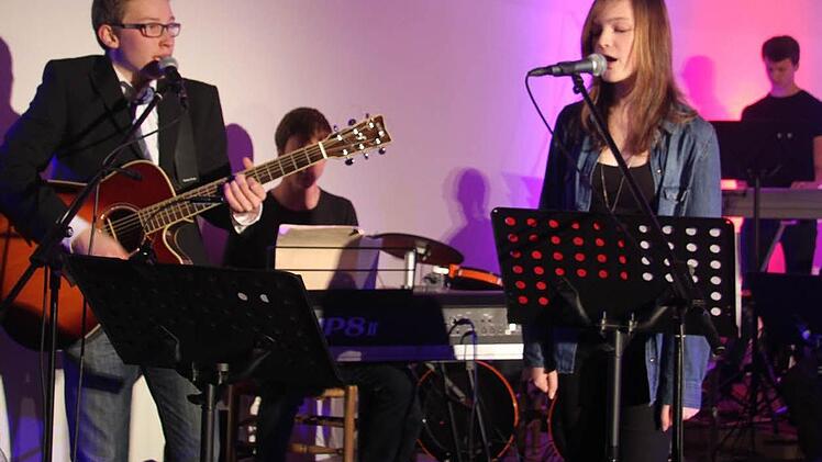 Die Band "Praystation" sorgte für gute Stimmung . Foto: Sonja Adam