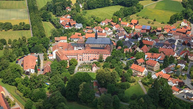 Blick auf das künftige Mittelzentrum Himmelkron aus der Vogelperspektive. Foto: BR-Archiv/privat