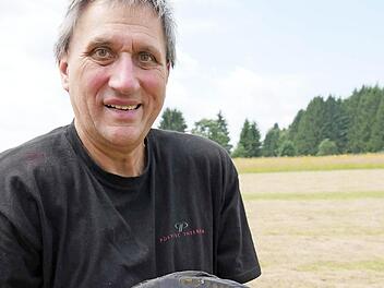 Der neue Nordhalbener Fischerkönig Michael Rieger Foto: M. Wunder