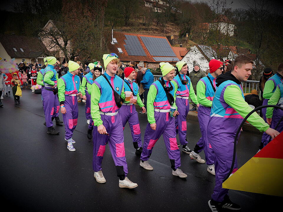Beste Faschingslaune in Aura/Saale