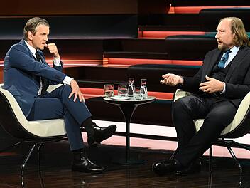 Grünen-Politiker Anton Hofreiter (rechts) überraschte Markus Lanz mit einer Aussage zu Friedrich Merz.