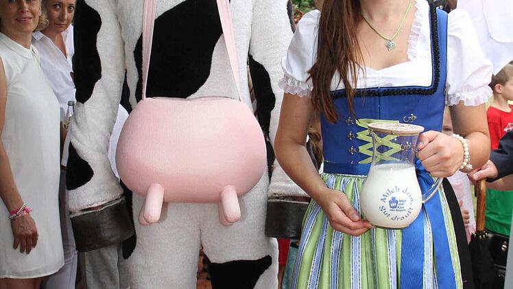 Milchprinzessin Eva-Maria Bäuml aus Schwandorf war auch dabei. Foto: Gerda Völk