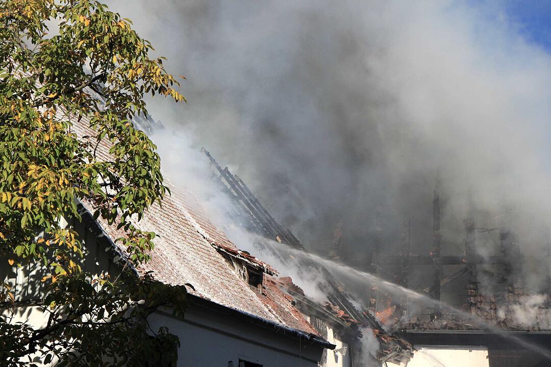 Brand in Schweinestall in Herzogenaurach