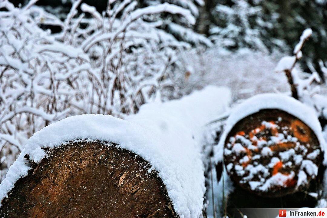 Schnee im Fichtelgebirge