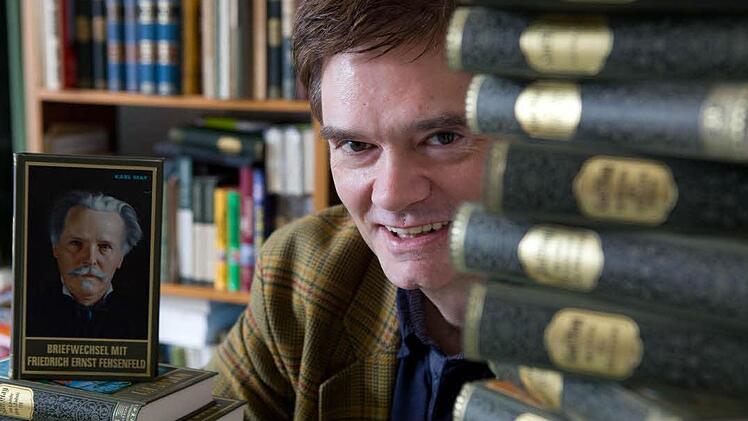 Der Karl-May-Verlag: 100 Jahre nach dem Tod des Autors wird sein Erbe erfolgreich von Bamberg aus vermarktet. Foto: Barbara Herbst