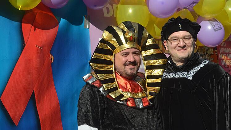 Ramses und Luther alias Uli Stratica und Torben Schultes. Foto: Nikolas Pelke