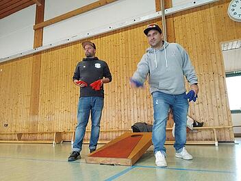 Bei der &bdquo;Cornhole Winter Trophy&ldquo; geht es nicht ums Gewinnen