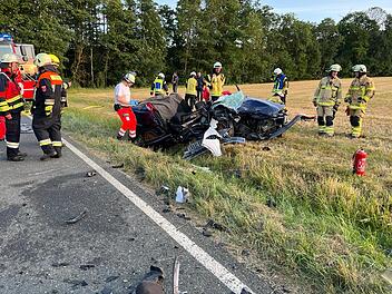 Unfall bei Eckersdorf