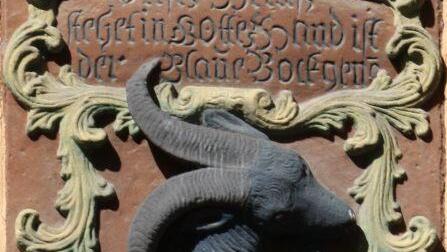Der blaue Bock aus der FischergasseFoto: Erich Olbrich