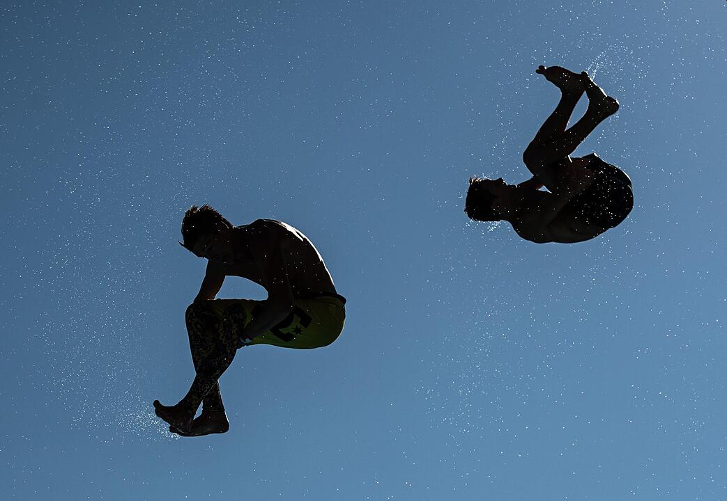 Weltmeisterschaft in der Funsportart Splashdiving