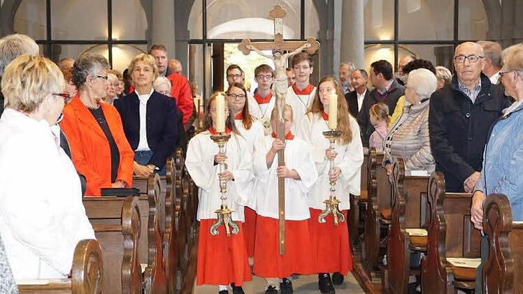 Altarweihe auf dem Volkersberg durch Bischof Friedhelm Hofmann am 2. Oktober 2016 Foto: Marion Eckert