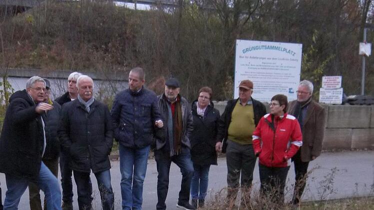 Meschenbach:  Es gibt Überlegungen, die Einfahrt zur Kompstanlage neu zu gestalten.Berthold Köhler