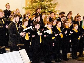 Der Chor der Berufsfachschule f&uuml;r Musik wird auch in Mitwitz und Seibelsdorf zu h&ouml;ren sein. Foto: PR