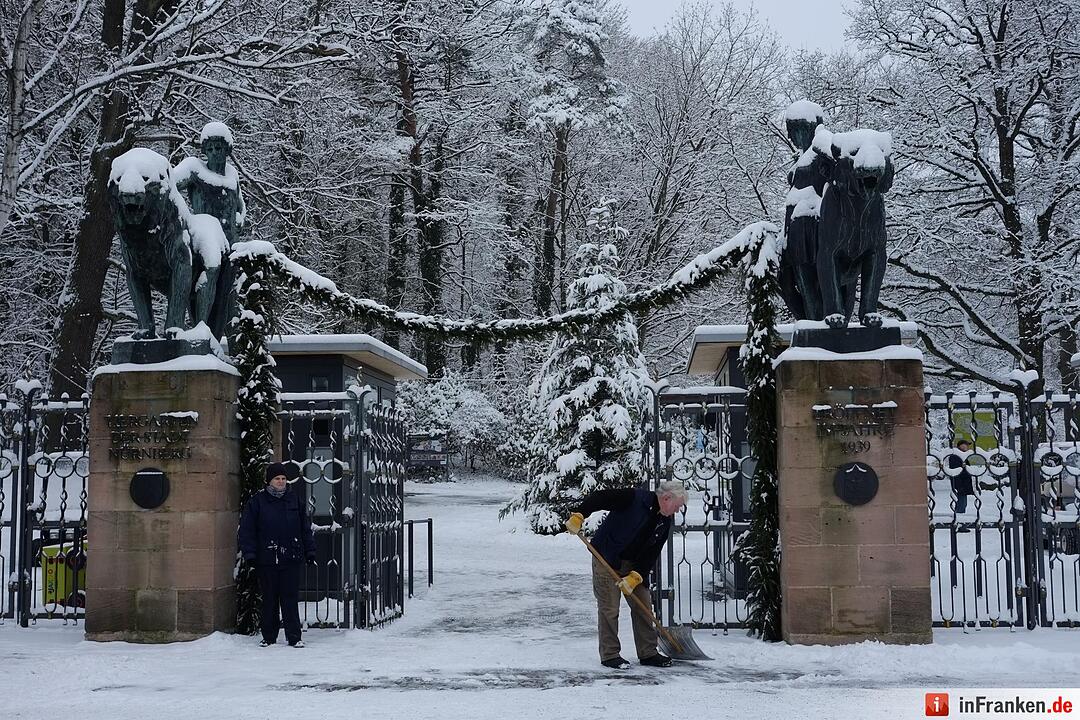 Winter im Tiergarten Nürnberg
