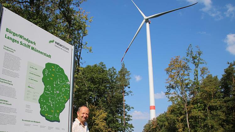 Norbert Schmäling ist Geschäftsführer des Windparks Langes Schiff bei Münnerstadt. Gleichzeitig engagiert er sich als Kreisvorsitzender  beim Landesbund für Vogelschutz. Foto: Archiv/Thomas Malz