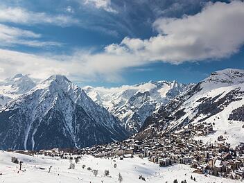 Skifahren in Frankreich: les deux alpes