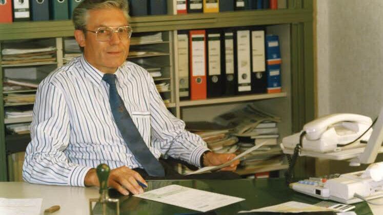Bei der Kulmbacher Firma Wiegel hat sich Zahr vom "Stift" zum Prokuristen hochgearbeitet. 50 Jahre arbeitete er für das Unternehmen. Foto: privat