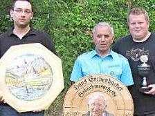 Die Besten des Vereinspokalschießens bei den Sportschützen in Nüdlingen stehen fest und wurden ausgezeichnet (von links): Hannah Kiesel, Stefan Sittler, Steffen Göpfert, Franz Hein, Stefan Heinickel, Manfred Hein und Simon Fels.  Fotos: Manfred Koch