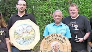 Die Besten des Vereinspokalschießens bei den Sportschützen in Nüdlingen stehen fest und wurden ausgezeichnet (von links): Hannah Kiesel, Stefan Sittler, Steffen Göpfert, Franz Hein, Stefan Heinickel, Manfred Hein und Simon Fels.  Fotos: Manfred Koch