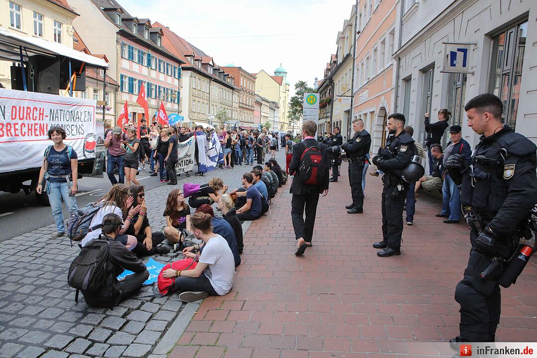 Demonstration in Bamberg
