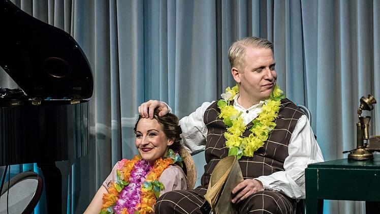 Impressionen vom Coburg-Gastspiel der "Mondieu Operettenassekuranz"Foto: Jochen Berger