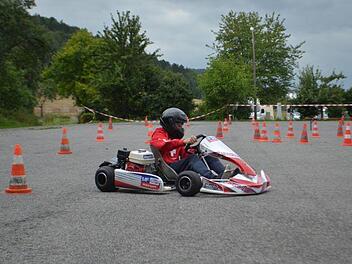 Beim Jubiläumsfest konnten auch die Besucher eine Runde im Kart drehen.  Foto: Andreas Lomb