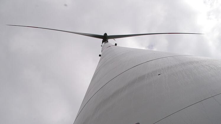 Der Windpark Hain-Ost sorgt für Ärger zwischen Kritiker Helmut Schiffner und der Spitze des Bauernverband-Kreisverbands. Foto: Marco Meißner