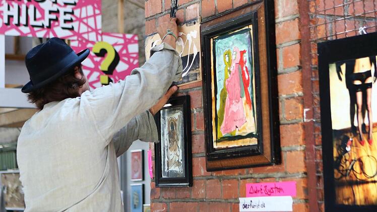 Impressionen von der ersten Auflage der Kunstmesse "Umschlagplatz Coburg"Foto: Jochen Berger