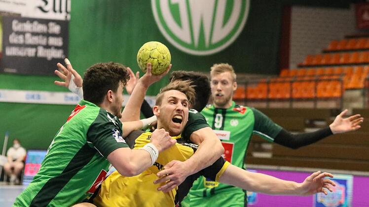 Tobias Varvne hatte in Minden einen schweren Stand. Die "Grünen" packten gegen Coburg entschlossen zu.