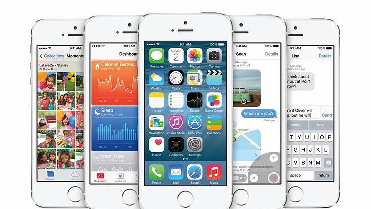 Die Änderungen bei iOS 8 sind eher unter der Oberfläche zu finden. Foto: Apple
