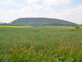 Weit hin reichende Sicht und den Schutz seiner steilen Hänge bot der Muppberg den frühen Siedlern, deren Spuren jetzt erstmals gründlicher erforscht wurden. Foto: Rainer Lutz