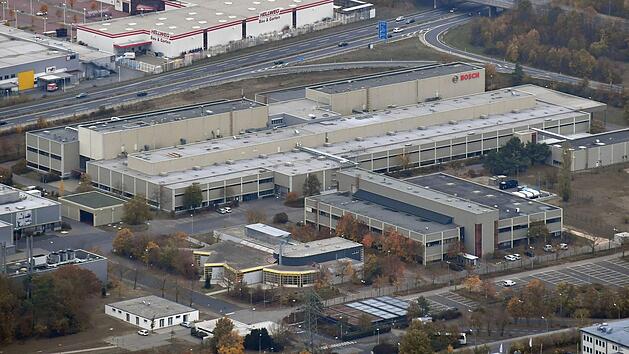 Das Bosch-Werk Am B&ouml;rstig in Bamberg. Auch in der Robert-Bosch-, der Von-Ketteler-, der B&ouml;ttger- und der Schwarzenberg-Stra&szlig;e ist die Firma aktiv.  Foto: Ronald Rinklef