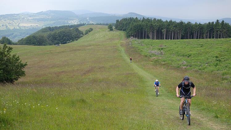 Mountainbike-Fahren ist ein Trendsport, auch in der Rhön. Nun sollen im Rhöner Vorland ausgewählte Routen ausgewiesen werden. Auch Münnerstadt soll dabei sein. Foto: Archiv Heike Beudert