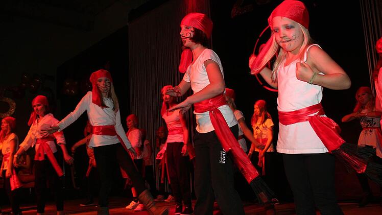 Die Hiphop-Gruppe des SV Sambach