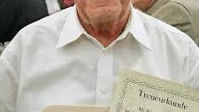 Willi Wießner gehört dem Zweigverein seit der Gründung an.