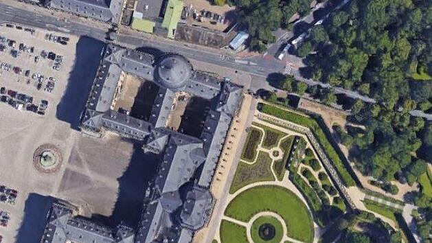 Du bist ein echter Burgen-Fan und denkst, dass du die  historischen Geb&auml;ude in Franken gut kennst? Aber was ist, wenn sich die Perspektive &auml;ndert? Finde jetzt heraus, wie gut du dich wirklich auskennst! Foto: Google Earth