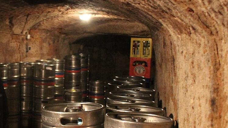 Die Keller werden auch heute noch zum Lagern und Kühlen des Bieres genutzt.  Fotos: Jennifer Hauser