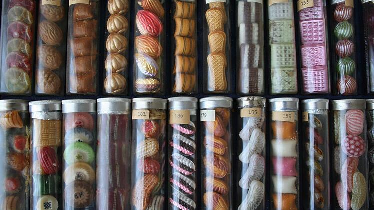 Ein Bonbon-Sortiment aus den 50-er Jahren weckt Erinnerungen an die Kindheit.