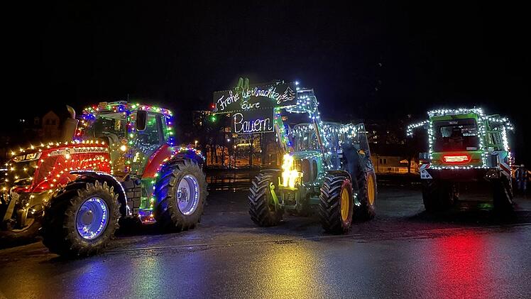 Höchstadt: Traktorenfahrt "Ein Funken Hoffnung" findet statt - das ist die Route